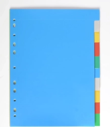 Rozdružovač A4 z polypropylenu, 10 barev
