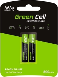 Nabíjecí baterie green cell aaa hr03 800 mah 2 ks
