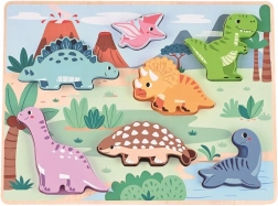 dřevěná 3d skládačka dinosauři