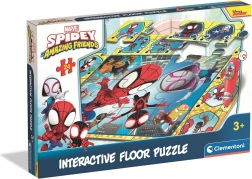 Podlahové puzzle s interaktivním perem SPIDEY – 24 dílků
