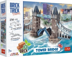 Stavebnice z cihel Tower Bridge – TREFL Brick Trick Travel (290 dílků)