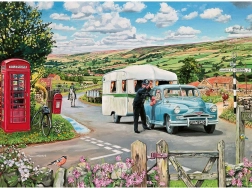 Puzzle cesta do kempu 1000 dílků GIBSONS