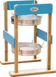 Dřevěné dvojité síto na písek CLASSIC WORLD EDU