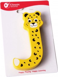 Classic World Dřevěné písmeno J