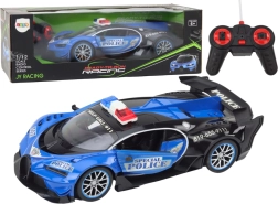 Rc policejní auto 1:12 modré