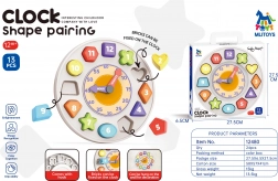 edukační hodiny pro nejmenší s tvary