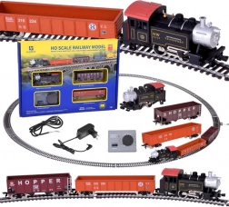 Elektrická vláčková sada parní lokomotiva H0 s řídicí jednotkou