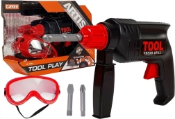 Dětská vrtačka s ochrannými brýlemi – sada nářadí pro malé kutily