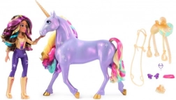 Unicorn Academy světelný jednorožec Wildstar s panenkou Sophií