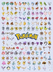 Puzzle prvních 151 Pokémonů 500 dílků