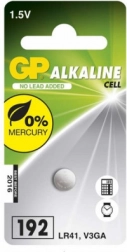 Alkalické knoflíková baterie GP LR41 1ks