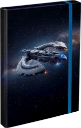 Desky na školní sešity A4 - Vesmírná loď