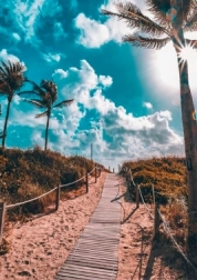 Sada na diamantové malování Pláž