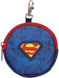 Kulatá peněženka na mince Superman 9 × 9 × 2 cm