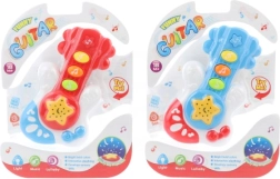 Dětská světelná a zvuková kytara na baterie
