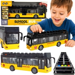 WOOPIE autobus se světly a otevíracími dveřmi
