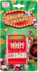Stříkací hrací automat Jackpot – vodní žertík s páčkou
