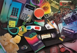 Puzzle 1000 ks vysoce kvalitní, 80s Nostalgia
