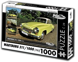 Puzzle RETRO-AUTA Wartburg 311 (1963) 1000 dílků