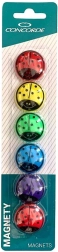Magnety s beruškami 30 mm, 6 ks