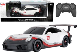 Rc auto 1:18 RASTAR PORSCHE 911 GT3 bílo-šedé
