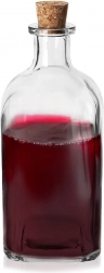 Skleněná láhev s korkem 530 ml