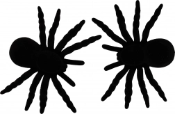 Dekorativní pavouci 11 cm – sada 2 ks