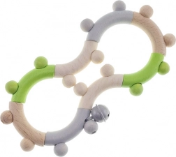 Hess dřevěné motorické chrastítko ve tvaru osmičky