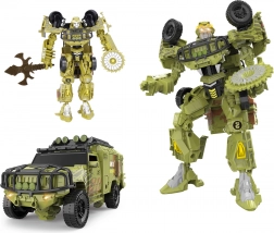 transformující autorobot 17 cm s mečem a pilou – obrněné vozidlo