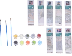 Kreativní set malování podle čísel - mix 30x40 cm