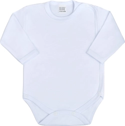 Kojenecké celorozepínací body New Baby Classic bílé 56 (0–3 měsíce)