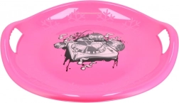 Sněžný talíř Baby Mix 60 cm Snowflake Music růžový