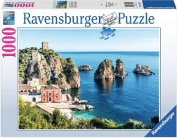 ravensburger puzzle faraglioni di scopello 1000 dílků