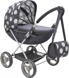 Kočárek pro panenky s taškou Veverka