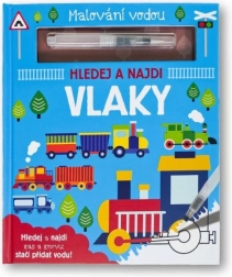 Malování vodou: Vlaky