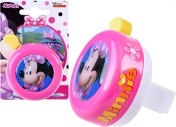 Dětský zvonek na kolo Minnie Mouse 55 mm, růžovo‑fialový