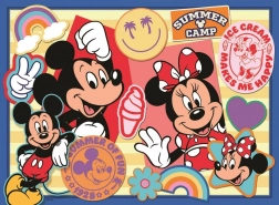Puzzle RAVENSBURGER Mickey a Minnie na výletě XXL 200 dílků