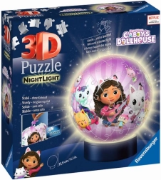 Ravensburger 3D svítící puzzleball Gábinin kouzelný domek 72 dílků