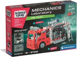Mechanická laboratoř – hasičské auto CLEMENTONI Science & Play