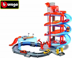 Bburago garáž Street Fire Mega Dealer showroom