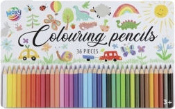 Pastelky MOXY v plechové krabičce 36 ks