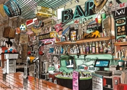 Puzzle magnolia bar 1000 dílků