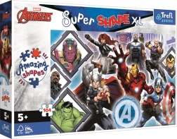 Puzzle 104 dílků XL Super Shape – tvoji oblíbení Avengers