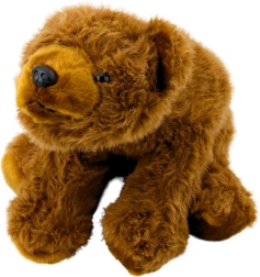Plyšový medvěd hnědý 28 cm