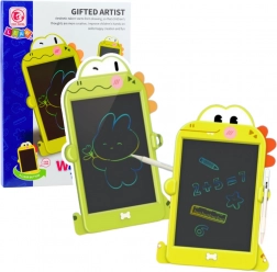 Tabule na kreslení a psaní LCD s dinosaury zelená