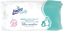 Dětské vlhčené ubrousky LINTEO Baby Ultra Sensitive 64 ks