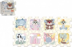 Pěnové podlahové puzzle BOBASKI I MIŚ pro miminka 0+