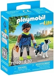 Playmobil my life běžec s border kolií