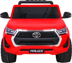 Dětské elektrické auto TOYOTA Hilux 4x4 s dálkovým ovládáním – červený pickup