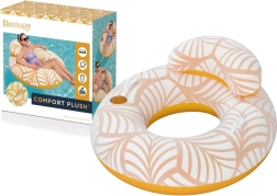 Nafukovací kruh s opěrkou 118 cm – oranžový Comfort Plush